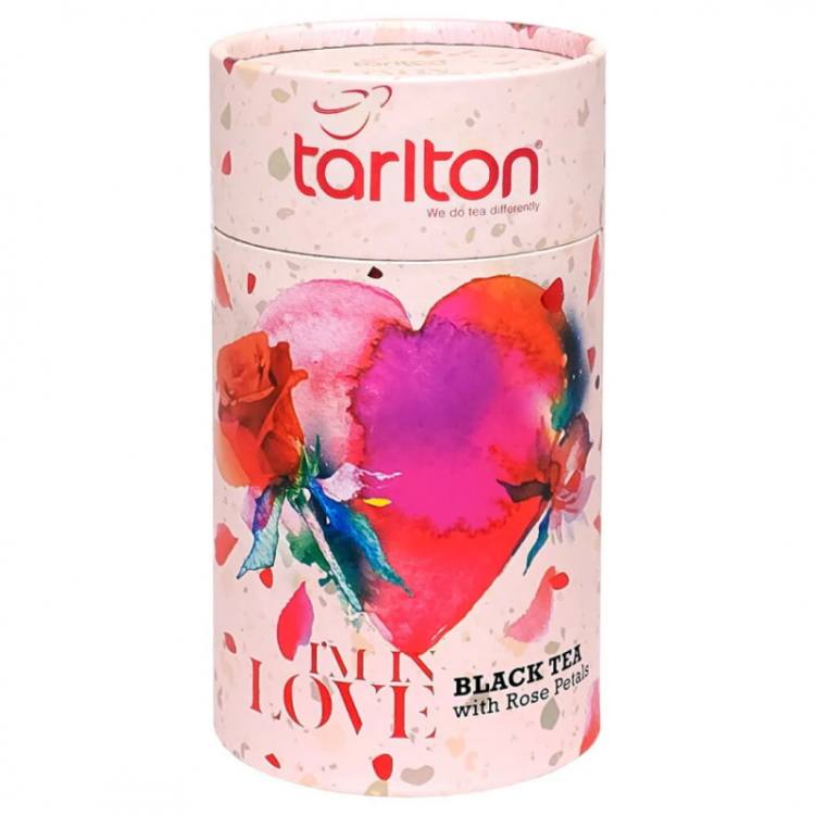 Tarlton Im Love Black Tea with Rose Petals -1- 800x
